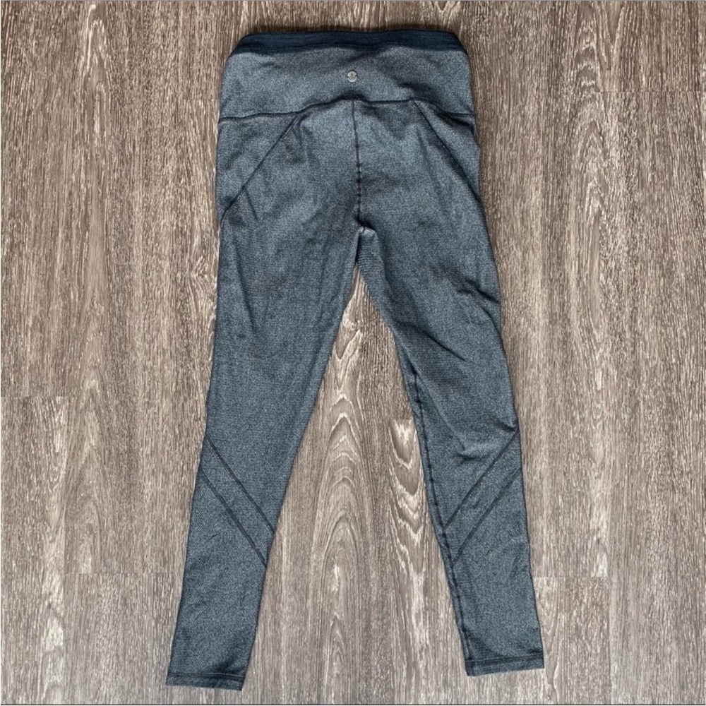 PrAna gray/ black leggings. Size Large